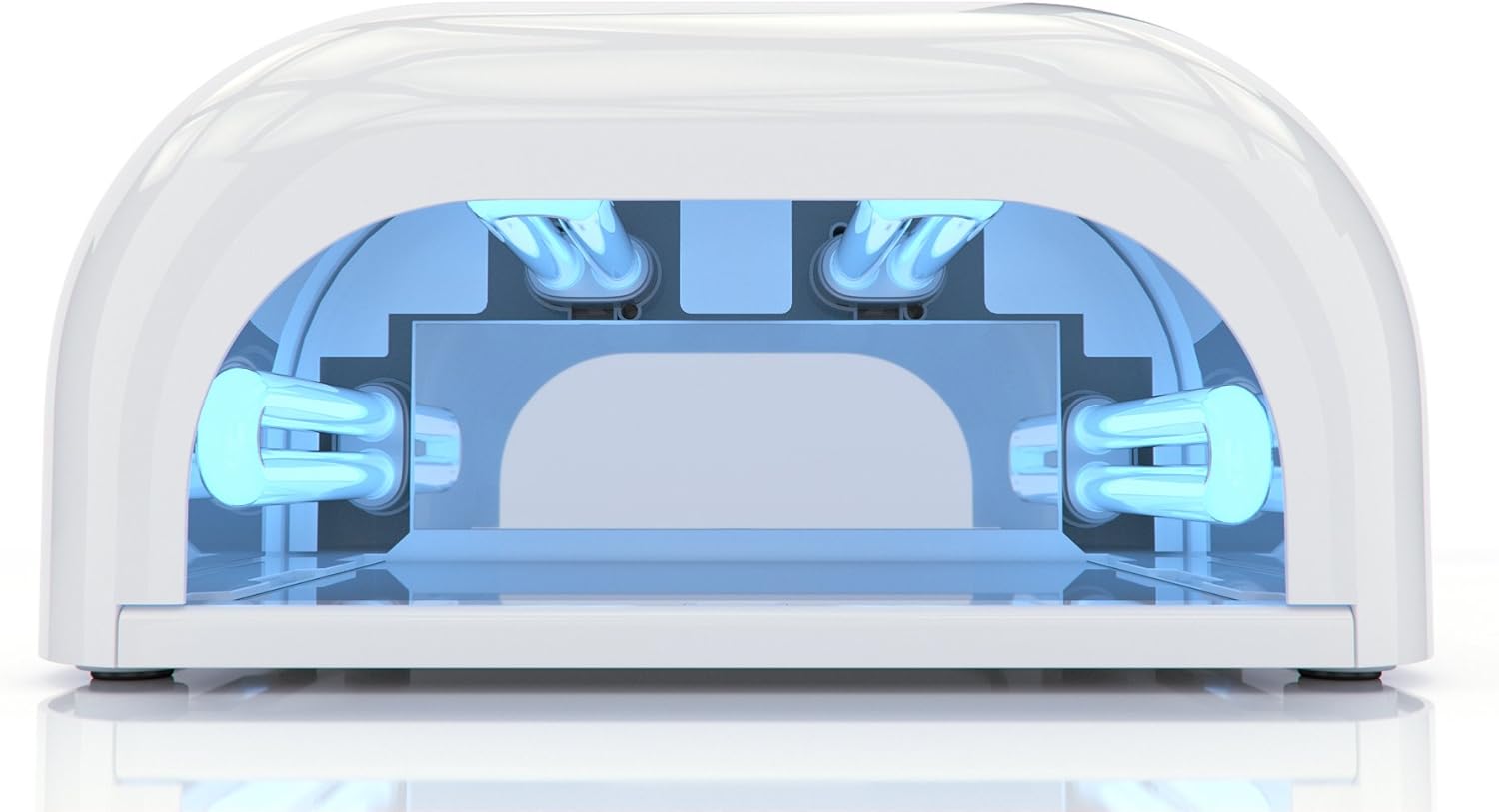 nailstar lampara uv profesional seca esmalte de unas 36 w con temporizador de 120 y 180 segundos para metodo shellac y gel incluye 4 x 9w