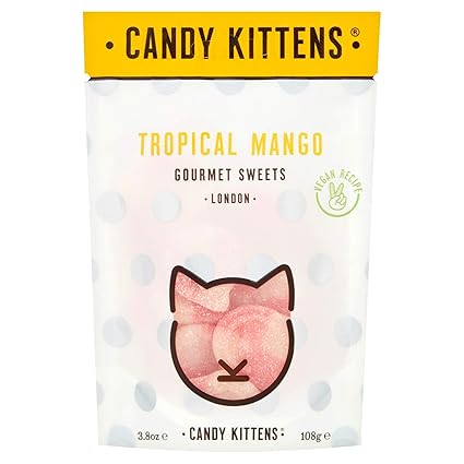 Amazon Com Candy Kittens Gourmet Sweets Gummy Candy Tropical Mango Grocery Gourmet Food