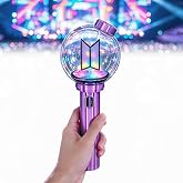 YioQio BTS Lightstick Cover for Army Bomb LIGHTSTICK VER.4, Purple | No Lightstick Included | Upgrade original handle | Fits BTS Ver.4 Army Bomb | Bright purple onstage |Dust &amp; scratch-resistant