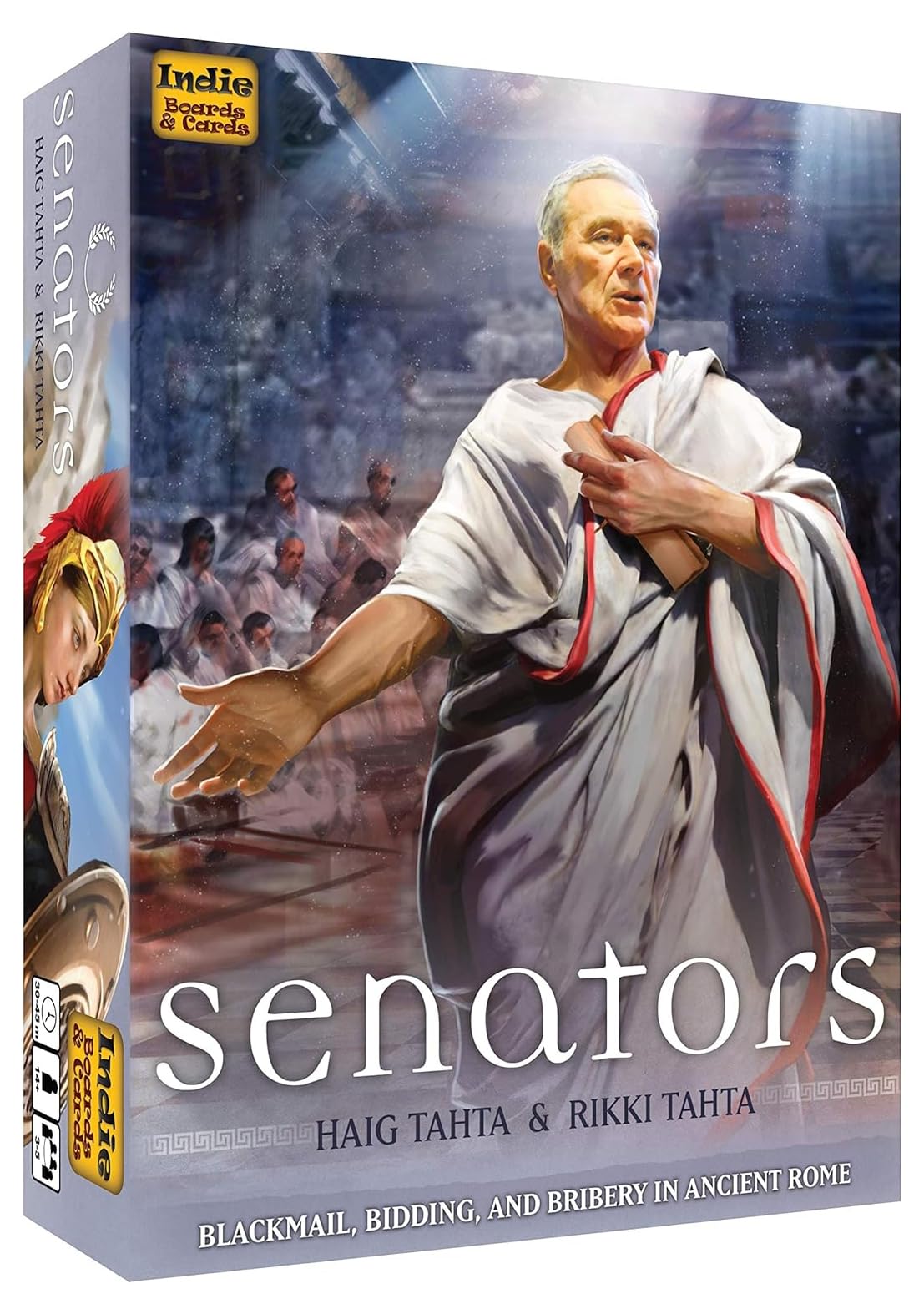 Indie Boards and Cards Senators - EN Board Game - Adults - Strategy - Politics - Special Edition - English - 1 Count