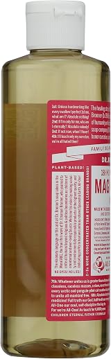 Dr. Bronner's Organic 18-in-1 Hemp Rose Pure-Castile Liquid Soap 237 ml view 6