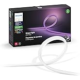 Philips Hue White & Color Ambiance Outdoor LightStrip 5m/16ft (Requires Hue Hub, Works with Amazon Alexa Apple HomeKit and Google Assistant) (530931)