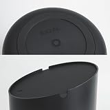 Kazai. Mini Waste Bin Tove 1.5L Small Black Non-Slip Inner Bin view 3