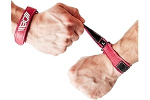 WARM BODY COLD MIND Leather Wrist Wraps for Weightlifting, Powerlifting, Gym – Heavy Duty Wrist Straps for Strength Training, for Men & Women