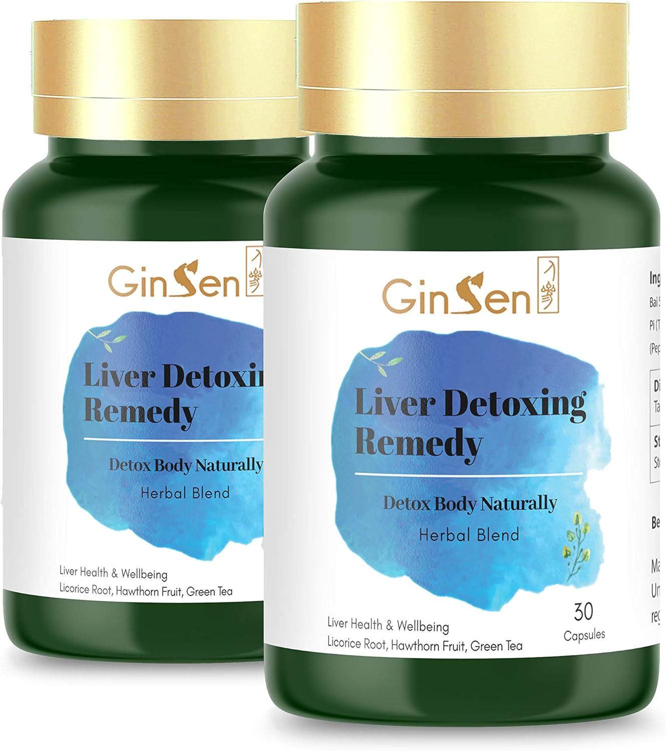 GinSen Liver Detoxing Remedy Helps with Liver Cleanse, Liver Health