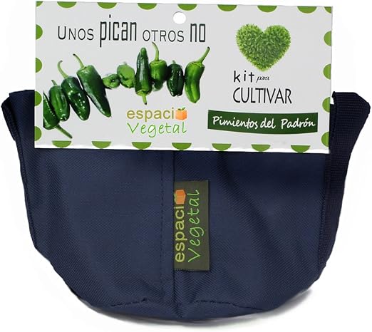Kit cultivo pimientos del Padrón. UNOS PICAN OTROS NO.: Amazon.es ...