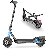 Electric Scooter for Adults Peak 600W 15-20MPH 15-25Miles Long Range,Foldable Commuter E-Scooter with Dual Suspension, UL Certified, APP Control