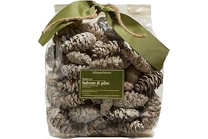 Hillhouse Naturals Fresh Cut Balsam and Pine Potpourri White Cones 14 oz