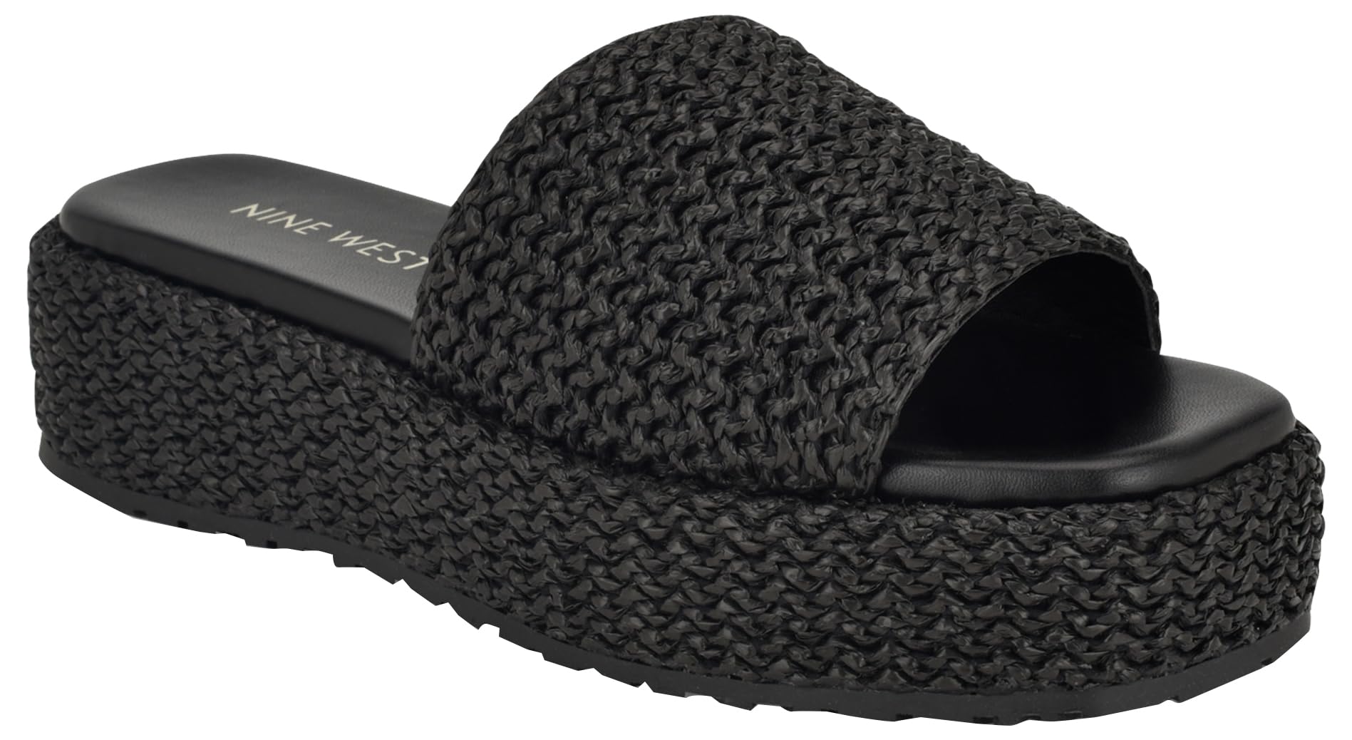 Nine West Women’s Keziah2 Sandal, Black 001, 6