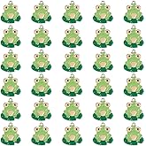 hobbyhub 30Pcs Alloy Enamel Green Frog Charms for DIY Handmade Bracelet Necklace Earring Craft,Metal Cute Animal Pendants Dangle Jewelry Charms