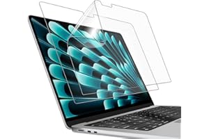 JETech Screen Protector for MacBook Air 13.6 Inch (2025/2024/2022, M4/M3/M2), Anti-Glare PET Matte Film, Anti-Fingerprint, 2-