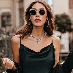 Your Always Charm Chunky Chain Necklaces for Women