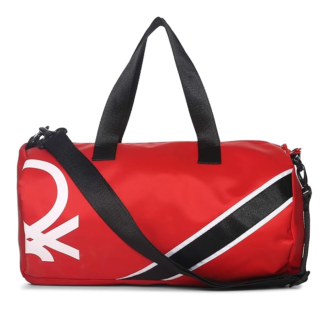 United Colors of Polyester 43 cms Red Gym Shoulder Bag