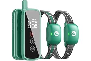 Heaflex Dog Shock Collar Featuring A Touch Screen, E-Collar with Security Lock and 3 Training Modes, Rechargeable, Waterproof Dog Training Collar for Large Medium Small Dogs, for All Breeds, Size