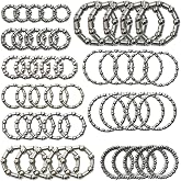 Albedel 5 Sets of 10 Kinds Bike Ball Bearing Headset Retainer Crank Caged Wheel 4mm to 8mm / 1/6&rdquo; to 1/3&ldquo; Repair Accessories