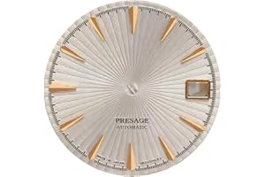 LAKSUYRE 28.5mm S Logo Cocktail Dial Suitable for NH35 Japan Movement Vertical Stripe Watch Accessories