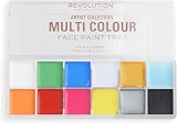 Makeup Revolution Artist Collection Face Paint Tray 12 Intensely Pigmented view 2