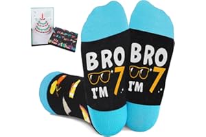 7 Year Old Boy Gift Ideas, Socks for 7 Year Old Boy, 3D Pop Up Birthday Card, 7th Birthday Gifts for Boys