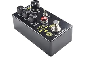 SundiooK for Big Fuzz Distortion Guitar Effects Pedal, 4-Mode Selector (Pi/T Bender/for M/Booster), Volume Tone for Sustain C