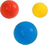 HTI Fun Sport Small Soft Tennis Balls 70mm Kids Foam Sponge Ball Games view 6