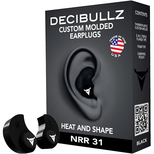 Decibullz - Custom Molded Earplugs, 31dB Highest NRR