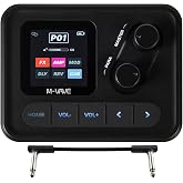 M-VAVE Pocket Amp Black Pocket Multi Effects Guitar Pedal with ANN Modeling 80 Presets, Portable Pocket Guitar Bass Processor Amp Modeler Portable Guitar Processor Multieffect Pedal