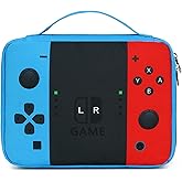 Octsky Boys Bible Cover, Carrying Book Case Church Bag Bible Protective with Handle and Zippered Pocket, Game Blue