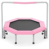 36 Inch Kids Trampoline for Toddlers Ages 1-3,Mini Indoor/Outdoor Trampoline with Gap-Free Spring Design - Safe Bounce Jumping Toy
