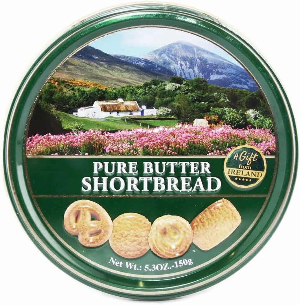 A Gift From Ireland Pure Butter Shortbread Comes In A Tin, 180G
