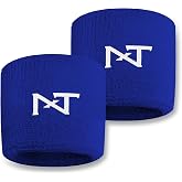 1 Pair Nxtrnd Sports Wristbands, Sweat-Absorbent Sweat Bands, Accessory for Football, Basketball, Tennis