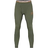 Lichenland Men's Merino Wool Hunting Base Layer Bottom Thermal Underwear Pants