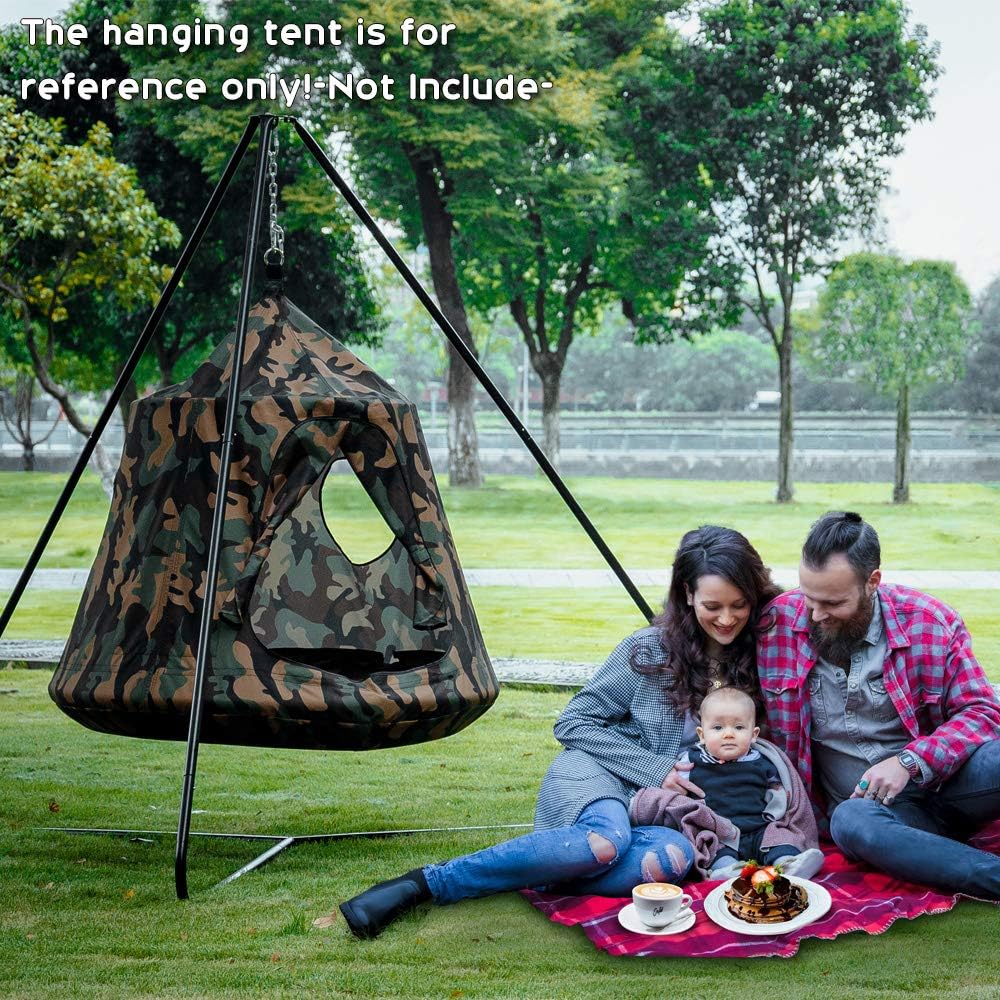 Hammock chair stand,Garden&Patio party for Children and adults,Indoor & Outdoor hanging chair stand-max weight 120Kg