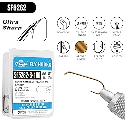 SF #10 100Pcs Heavy Nymph Streamer Hooks Ultra
