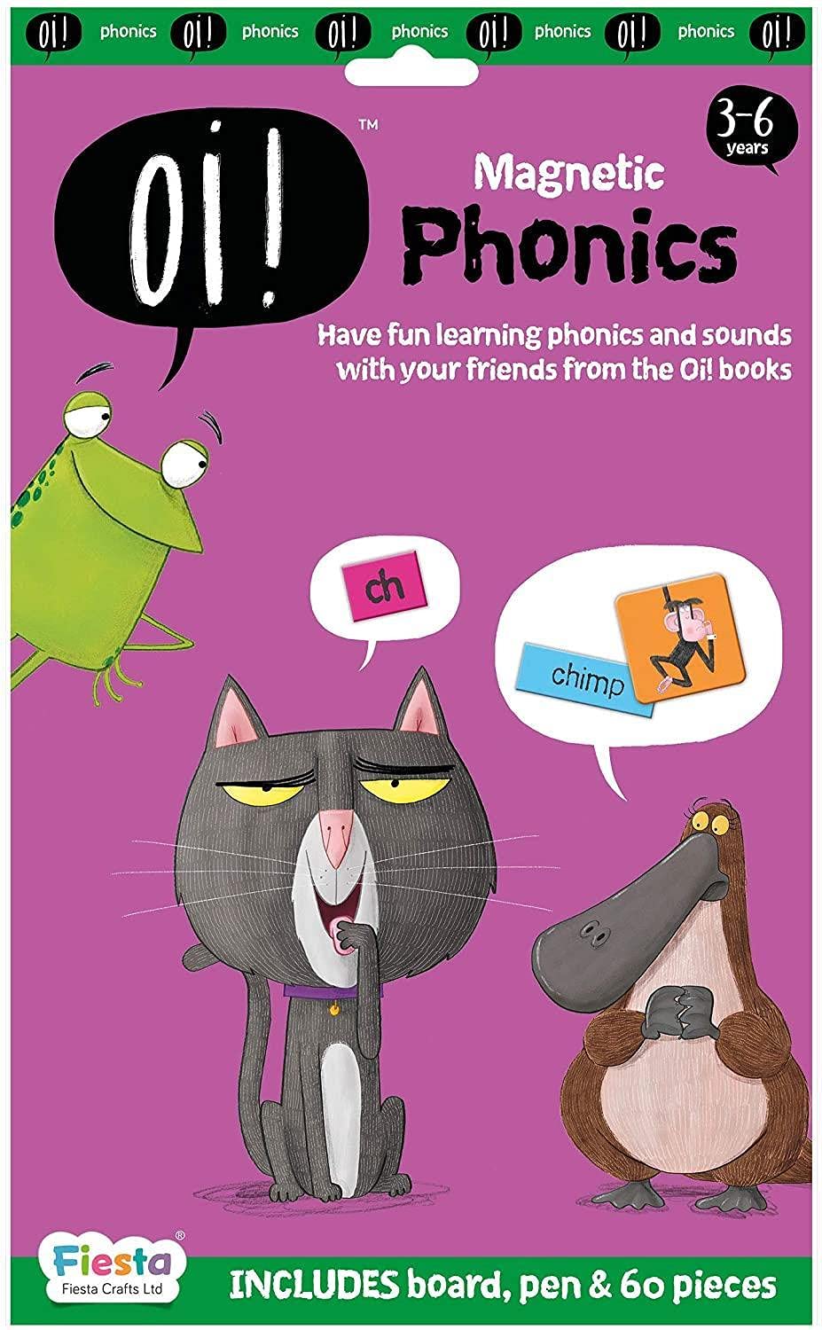 Fiesta Crafts T-2944 Magnetic Oi Phonics Educational Toy, Various, 30 cm