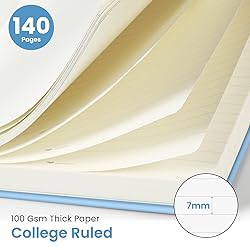 Taja Lined Spiral Journal Notebook for Women