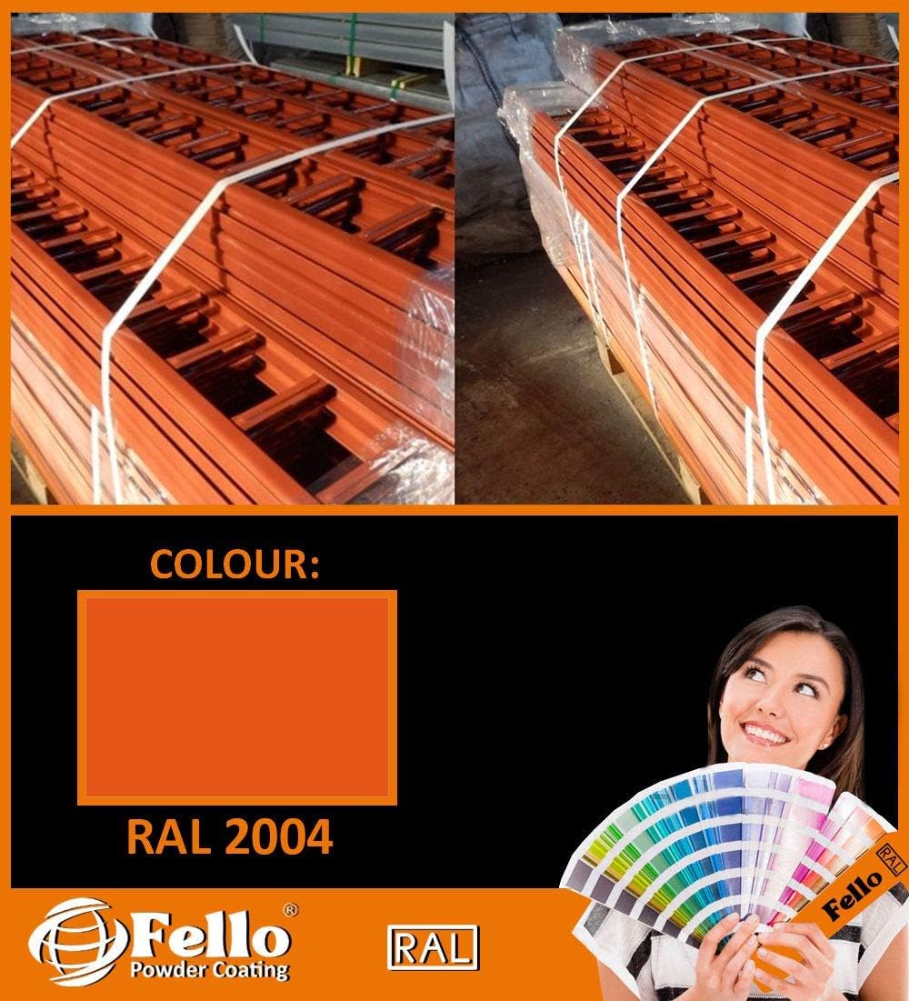 Powder Coating Powder Paint RAL 2004 - Pure Orange 5KG Polyster