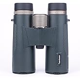 Teenkeen 12x42 ED HD Binoculars for Adults, IPX7 Nitrogen Filled Waterproof & Fogproof Large Eyepiece Low Light Vision Optical System with FMC Coated & BAK4 Prism for Bird Watching Travel Hunting
