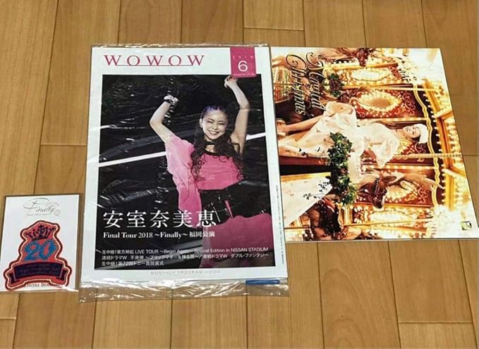 Amazon Co Jp 安室奈美恵 Wowow プログラムガイド Final Tour 18京セラドーム 刺繍ワッペン セブンイレブン クリスマスケーキ パンフレットカタログ ホビー 通販