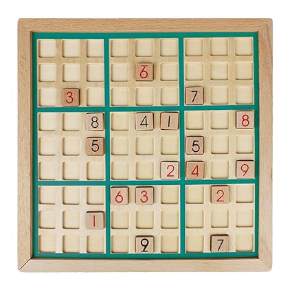 Toys Games Andux Zone Sudoku Wooden Puzzle Board Game With