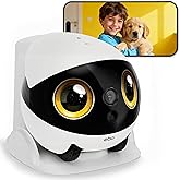 Enabot EBO Air 2S Mobile Robot Camera: 2.5K FamilyBot with Two-Way Video | Whole-Home Mobility, Custom Facial Image, Auto-Recharge, Night Vision, Long Distance Gift for Family/Pets