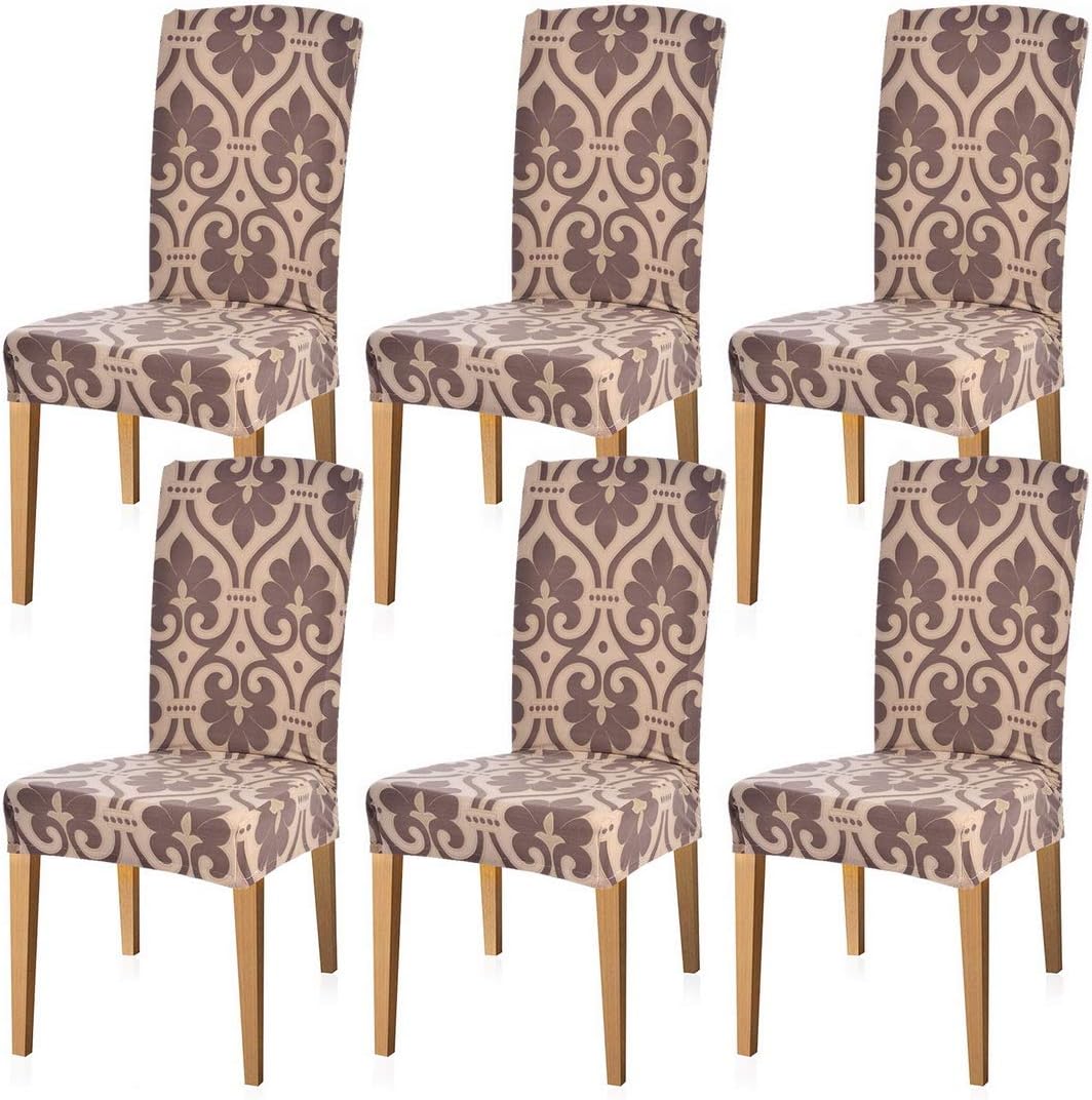 Best stretch removable washable short dining chair protector cover slipcover