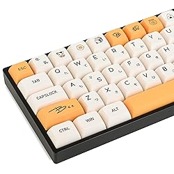 Guffercty kred GTSP XDA Honey Milk Keycaps PBT