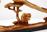 Thorness Eye Catching Free Standing Elephant Centrepiece with Baby 16cm view 8