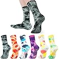 WANZHIHUI Pilates Girp Socks for Women Cute Yoga Socks with Grips Non Slip for Workout House Hospital