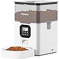 VOLUAS Automatic Cat Feeders - Dry Food Dispenser with Timer, Desiccant Bag, Programmable Portion Size Control 4 Meals Per Day, 10s Voice Recorder