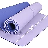Gogokiwi Thick Yoga Mat w/Carrying Strap (72“L x 30"W) for Men & Women - Non Slip Extra Wide and Long Fitness & Exercise Mat 