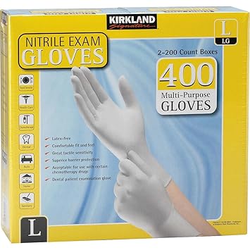 Bricolaje Y Herramientas Guantes Kirkland Signature Nitrile Exam