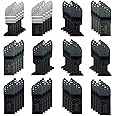 60 pcs Oscillating Saw Blades Multitool Blades for Universal Cutting Wood Metal Plastics Oscillating Tool Blades FIT for Craf