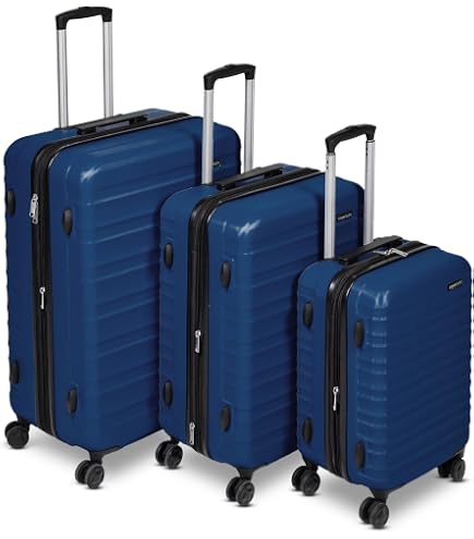 Amazon.com | IZOD Sabina 3 Piece Expandable Hardside Luggage Set