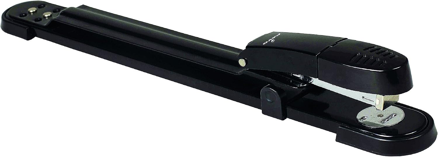 Pavo Metal Long arm Stapler - Black